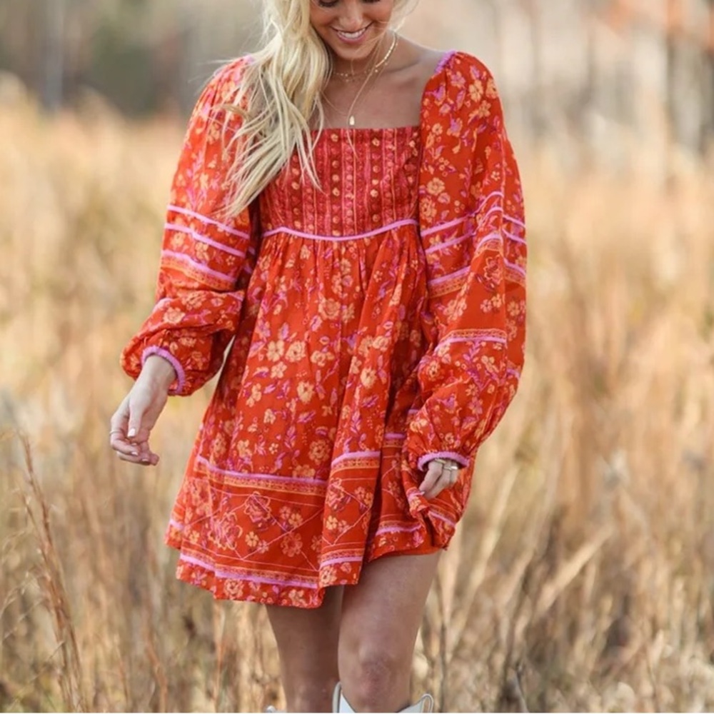 Free people endless afternoon mini dress